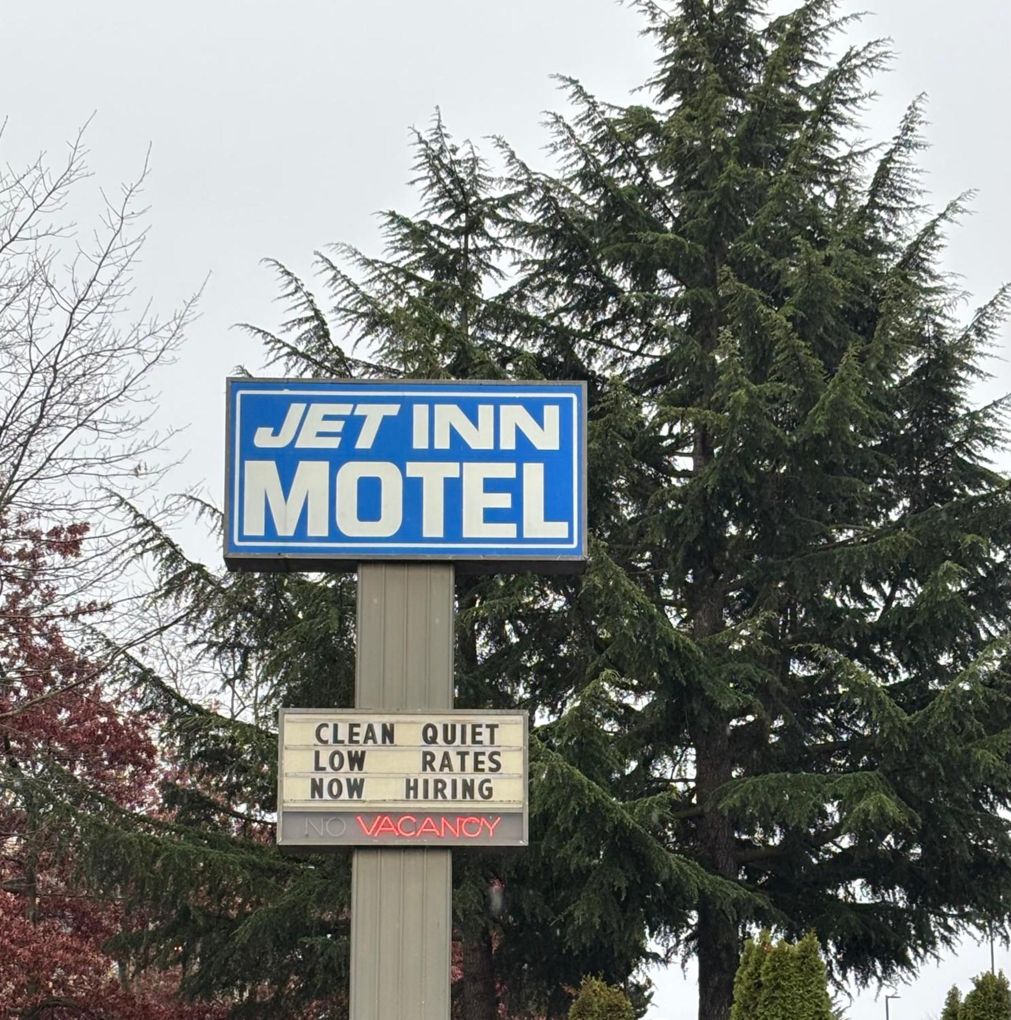 Jet Inn Motel-Seatac, Tukwila Exterior foto